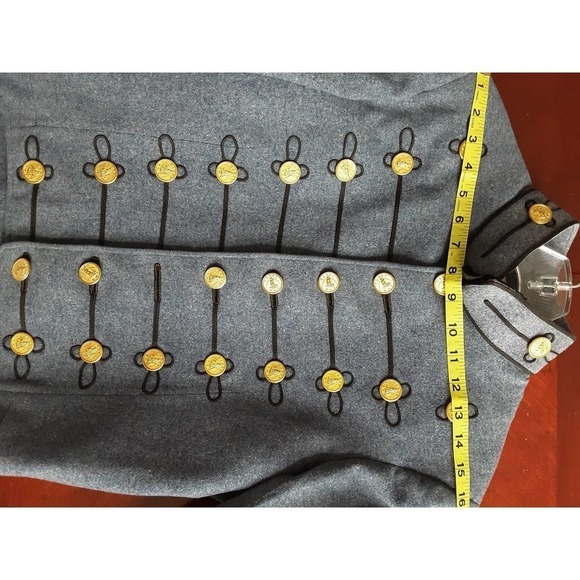 Virginia Military Institute  US ROTC Cadet Uniform Jacket/Caped Overcoat Vintage - Picture 10 of 10